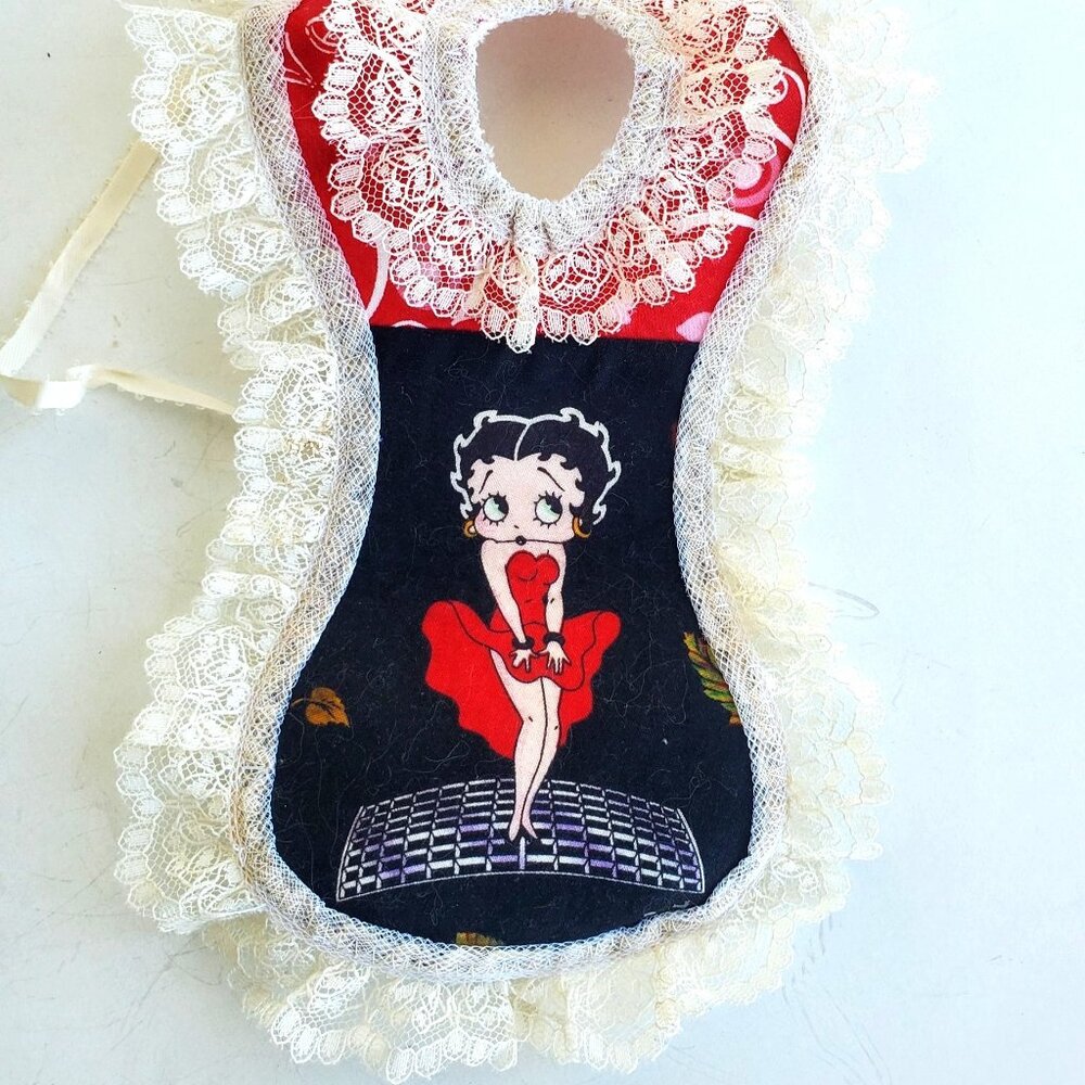 Vintage Betty Boop Dish Soap Bottle Apron Cover - Picture 10 of 10